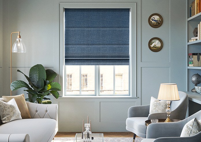 Jakarta, Blue Agate - Motorised Roman Blind - Image 3
